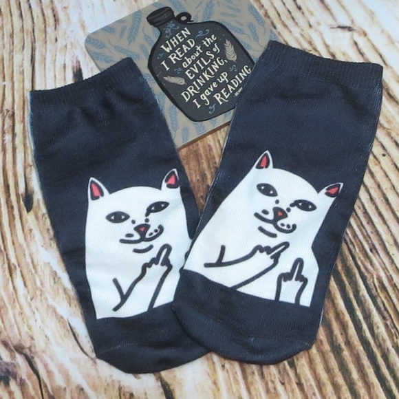 Accessories - Brand New! F*ck you Cat Socks!!!!